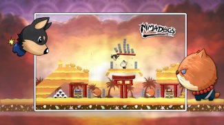 Ninja Dogs: Slingshot Shooter screenshot 9