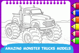 Monster Truck Coloring Book screenshot 2