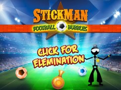Sepak bola Stickman gelembung screenshot 1