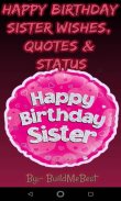 Birthday Wishes for Sister, Quotes, Greeting Cards screenshot 3