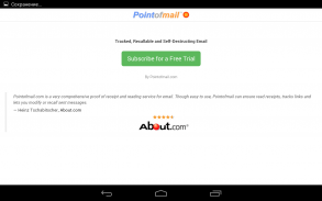 Pointofmail Email Tracking and Recall screenshot 4