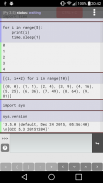 Pyonic Python 3 interpreter screenshot 1