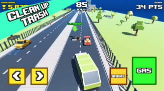 Crazy Road: Trash Dump Truck screenshot 1