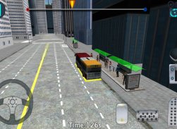 3D เมืองขับรถ - ที่จอดรถบัส screenshot 5