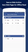 Save as Web Archive - Web Article Reader Offline screenshot 4