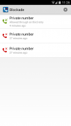 Blockade Private Numbers screenshot 0