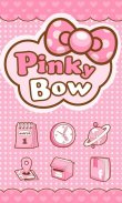 PinkyBow GO Launcher Theme screenshot 0