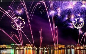 Fireworks Night Live Wallpaper 2018 screenshot 1