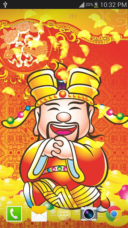 God Of Wealth Pictures | Chinese picture, Chinese wallpaper, Illustration