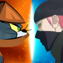 Tom and Samurai Vs Ninja Fight 3D Icon