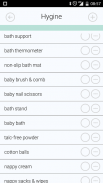 Baby checklist screenshot 4