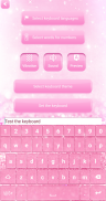 Cute Pink Keyboard screenshot 1