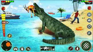 Hungry Animal Crocodile Games screenshot 5