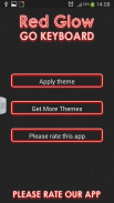 لوحة المفاتيح توهج الأحمر screenshot 7