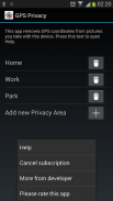 GPS Privacy screenshot 1