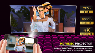 HD Video Projector Simulator - Video Projector HD screenshot 1