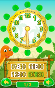 Dino Time: free learning clock and time for kids screenshot 4