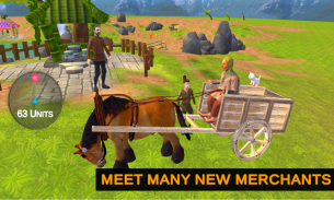 Horse Cart Carriage Game 3D screenshot 2