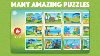 Cute Animal Jigsaw Puzzles for kids & toddlers 🦁 screenshot 3