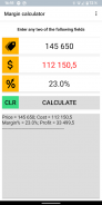 Margin calculator screenshot 0