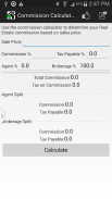 Real Estate Commission Calc screenshot 2