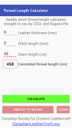 Saddle Stitch - Thread Length screenshot 1