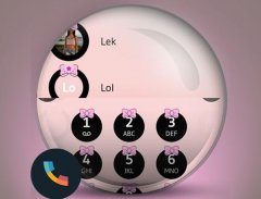 Bow Pink Contatos e Dialer screenshot 0