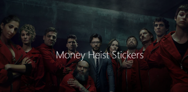 Money Heist Stickers (Animated) - WAStickerApps screenshot 1