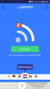 JustVPN: VPN y proxy ilimitados gratuitos screenshot 0