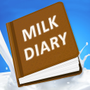 Milk Diary & Daily Grocery Icon