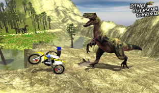 Dino Escape Bike Survival screenshot 2