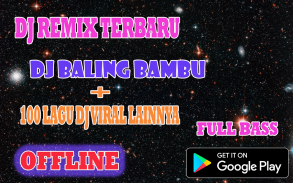 DJ Baling Baling Bambu Offline Remix 2020 screenshot 0