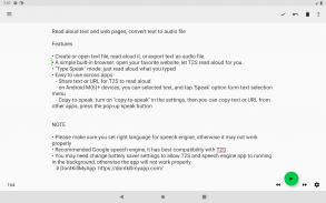 T2S: Text to Voice - Read Aloud screenshot 0