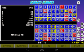 Keno Keno Las Vegas Casino screenshot 1