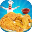 Frittieren Huhn Kochen Spiel Icon