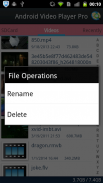 Video Player Pro für Android screenshot 0