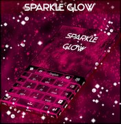 Sparkle Glow Keyboard Theme screenshot 3