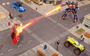 Angry Bull City Attack :Robot Shooting Game Free screenshot 4