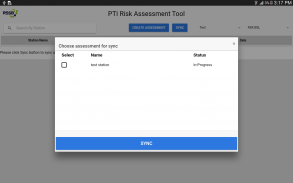 PTI Risk Assessment Tool screenshot 5