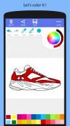 Cool Sneakers Coloring Book screenshot 7