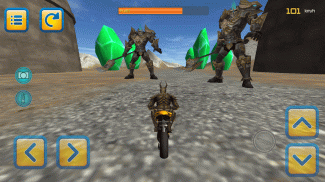 Motorbike Fantasy Warrior Jump screenshot 5