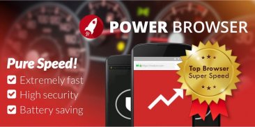 Power Browser 🚀 Cepat & Aman screenshot 0
