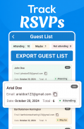 Invitation Maker + RSVP screenshot 10