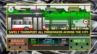 City Bus Driving Simulator 2D - coach driver sim screenshot 0