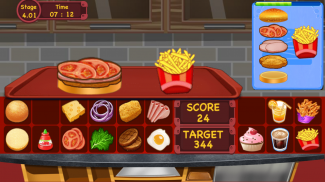 Fast Food Burger :Cooking Game screenshot 0