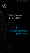 Fórum Customer Services 2019 screenshot 0