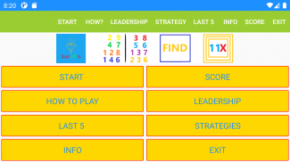 Brain Card Game - Find11x screenshot 7