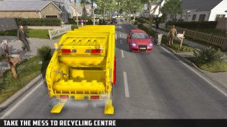 Truk Angkutan Sampah: Simulator Sampah Pengemudi screenshot 3