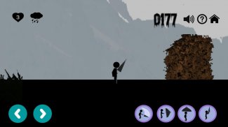 Umbrellibur - Stickman Umbrella Game screenshot 1