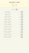 minimal.idle - Incremental Game screenshot 0
